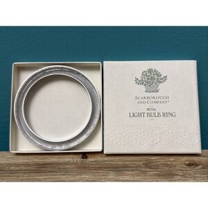 VTG Scarborough and Company Vintage Metal Light Bulb Ring Essential Oils 1986